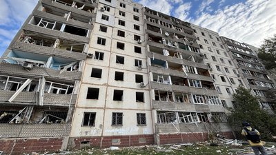 Наслідки авіаудару по Сумах 4 жовтня