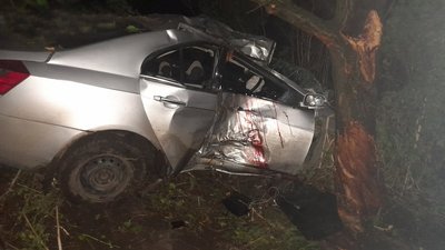 У Малій Висці на Кіровоградщині під час аварії один чоловік загинув, двоє травмовані