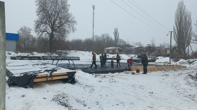 У громаді на Житомирщині будують нове житло під дитячий будинок сімейного типу для родини переселенців