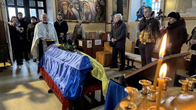 Херсон, прощання, військовий, загиблий, церква