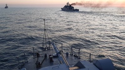У Чорному морі відбулися спільні навчання ВМС ЗСУ та кораблів НАТО