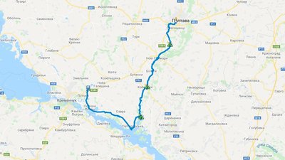 Мапа маршруту "Шляхами шведсько-української армії" Мапа маршруту "Шляхами шведсько-української армії"