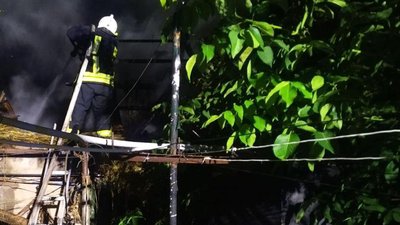 В Лохвиці під час пожежі травмувалася людина