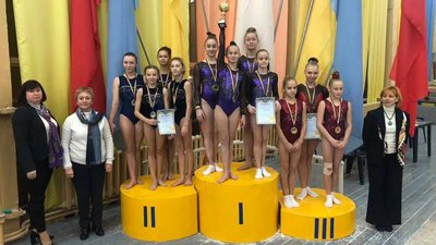 Франківські гімнастки перемогли на юнацькому чемпіонаті України