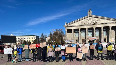 У Тернополі знову відбулася акція на підтримку полонених захисників "Азовсталі"