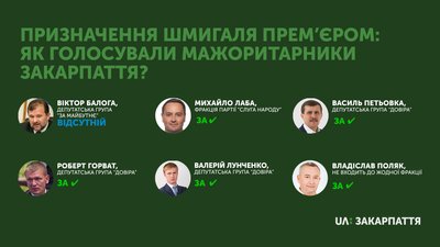 Денис Шмигаль: як голосували закарпатці-мажоритарники