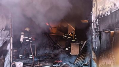 У Черкасах ліквідували займання в гаражі У Черкасах ліквідували займання в гаражі
