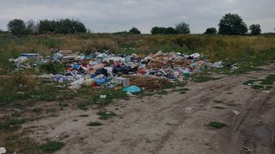 Стихійне сміттєзвалище, Локачі, сміття, екологія