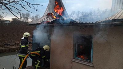 На Кам'янеччині горіла лазня.