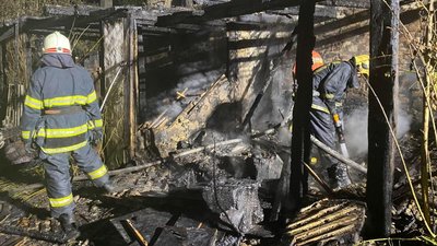 Дим в районі річки Кам'янка у Житомирі є наслідком пожежі – рятувальники