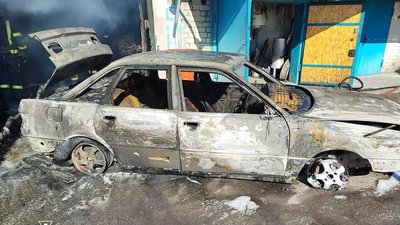 У Тернівці Павлоградського району сталася пожежа в гаражному кооперативі: травмувався чоловік