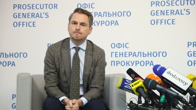 Генеральний прокурор України Руслан Кравченко під час брифінгу у Києві, 23 липня 2025 року