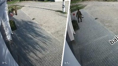 У Балаклії російські окупанти витягли з будинку каструлю — відео з камер У Балаклії російські окупанти витягли з будинку каструлю — відео з камер