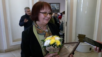 Ювілейну премію імені Уласа Самчука вручили рівнезнавиці Ювілейну премію імені Уласа Самчука вручили рівнезнавиці