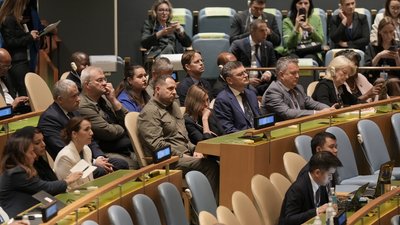 Зеленський виступив на Генасамблеї ООН: головні тези Зеленський виступив на Генасамблеї ООН: головні тези