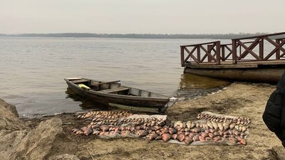 Виловили 100 кілограмів риби: на Черкащині впіймали браконьєрів