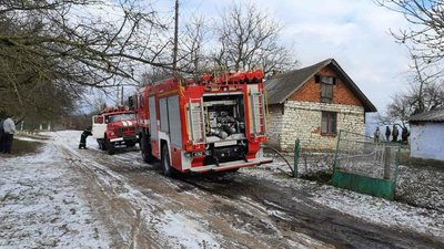 На Тернопільщині горів житловий будинок