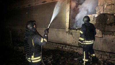 Атака РФ на Одещину 24 березня 2026 року, Вилково, ДСНС, пожежа