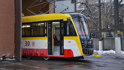 В Одесі на 7 маршруті почне курсувати новий трамвайний вагон Osissey В Одесі на 7 маршруті почне курсувати новий трамвайний вагон Osissey