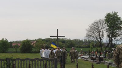 На Тернопільщині, похорон, Ігоря Войцехівського На Тернопільщині, похорон, Ігоря Войцехівського