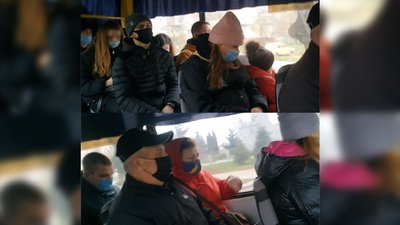 Рівне: масковий режим у маршрутках й тролейбусах Рівне: масковий режим у маршрутках й тролейбусах