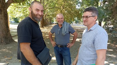 Голова громади "Алушта" Абдула Гафаров, імам Юсуф Аширов і адвокат Рустем Кямілєв