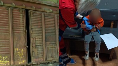 "У вагоні жив тиждень". Луцькі патрульні показали, де знайшли трирічного хлопчика