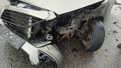 На Житомирщині на трасі Київ – Чоп сталася ДТП: Hyundai зіткнувся з Volkswagen На Житомирщині на трасі Київ – Чоп сталася ДТП: Hyundai зіткнувся з Volkswagen