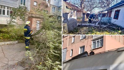 Через пориви вітру 42 населені пункти Кіровоградщини залишаються без електрики Через пориви вітру 42 населені пункти Кіровоградщини залишаються без електрики