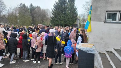 Відкриття меморіальної дошки бійцю Сергію Голубу, Тернопіль, 5 квітня, 2024