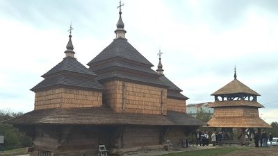 Церква у селі Кліцько на Львівщині після реставрації