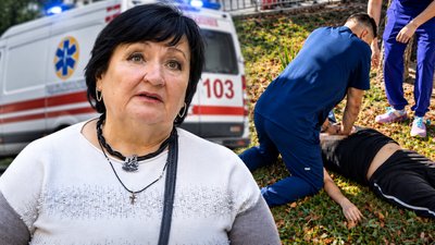чоловік помер серед вулиці від інсульту Кривий Ріг