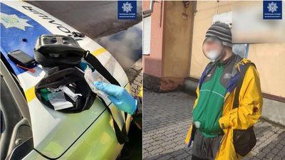 В Мукачеві серед речей у закарпатця патрульні виявили ніж В Мукачеві серед речей у закарпатця патрульні виявили ніж