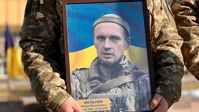 Попрощалися з Петром Мельником у Рівному