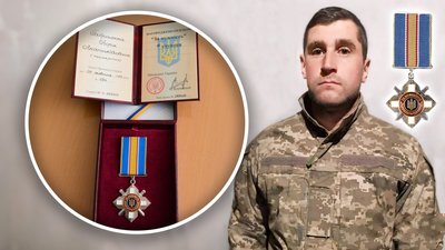 На Вінниччині сину полеглого оборонця передали батьківський орден На Вінниччині сину полеглого оборонця передали батьківський орден