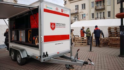 "Мальтійці" розгорнули в Івано-Франківську кризове містечко "Мальтійці" розгорнули в Івано-Франківську кризове містечко
