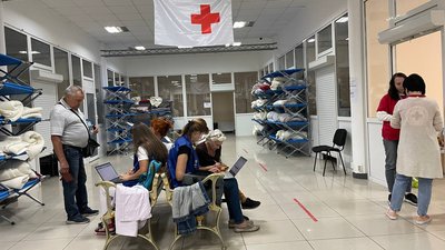 Центр допомоги біля єдиного пункту пропуску на кордоні між Україною та Росією розширять Центр допомоги біля єдиного пункту пропуску на кордоні між Україною та Росією розширять