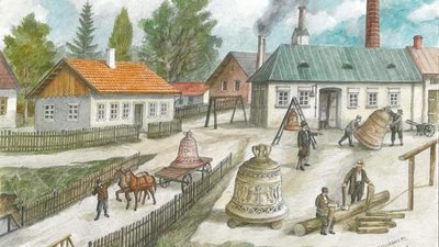 До Дня міста у Калуші випустили листівку зі зображенням ливарні дзвонів До Дня міста у Калуші випустили листівку зі зображенням ливарні дзвонів