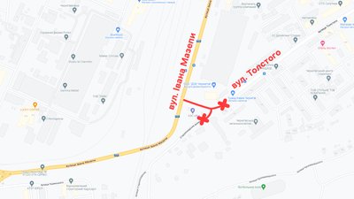 Розширюють дорогу під тролейбусну мережу: в Чернігові перекриють рух вулицею Толстова Розширюють дорогу під тролейбусну мережу: в Чернігові перекриють рух вулицею Толстова