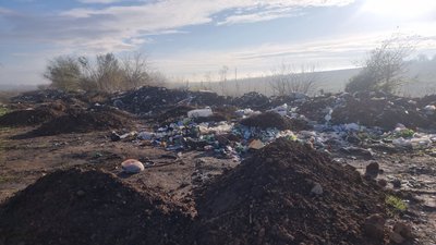 Сміттєзвалище на Запоріжжі