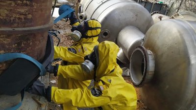 Розгерметизація ємності з хлором: в Одесі стався витік хімікатів Розгерметизація ємності з хлором: в Одесі стався витік хімікатів