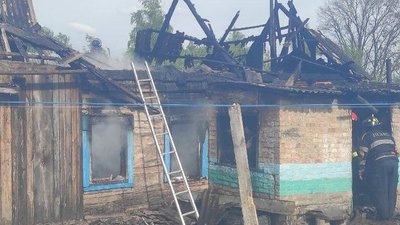 На Вишгородщині загорівся будинок, де перебувало шестеро дітей