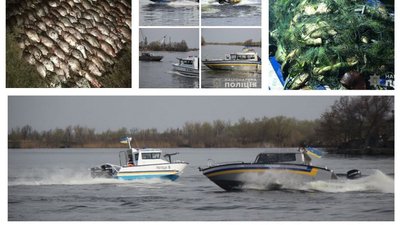 Півтори тонни риби за місяць - результати операції "Нерест" на Херсонщині Півтори тонни риби за місяць - результати операції "Нерест" на Херсонщині