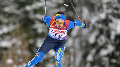 Антон Дудченко на чемпіонаті світу з біатлону