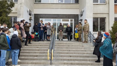 У Полтаві відкрили меморіальну дошку полеглому військовому Богдану Заіченку У Полтаві відкрили меморіальну дошку полеглому військовому Богдану Заіченку