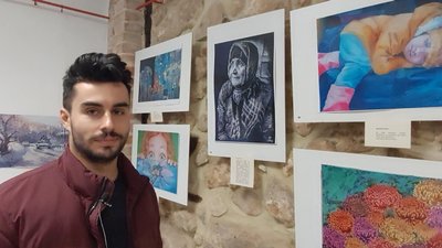 На виставці в Іспанії представили картини про війну в Україні На виставці в Іспанії представили картини про війну в Україні