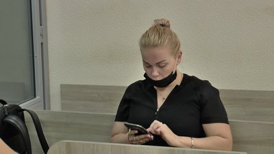 Наталія Саєнко на судовому засіданні 1 вересня 2020 року Наталія Саєнко на судовому засіданні 1 вересня 2020 року