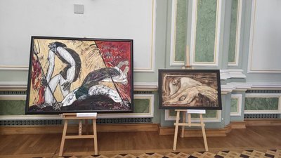 "Намалювала ту правду, яку сама перенесла": у Києві відкрилася виставка про голодомор