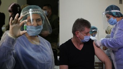 "Маємо подавати приклад". В Одесі почали вакцинувати військових медиків. СУСПІЛЬНЕ | ВІДЕОНОВИНИ