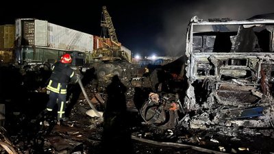 Рятувальники, обстріл, Одещина, БпЛА